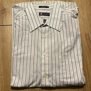 Men’s Large Chaps Button Down Dress Shirt